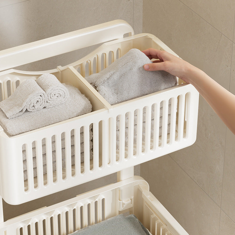 Double-Layer Foldable Laundry Basket - Decorislane