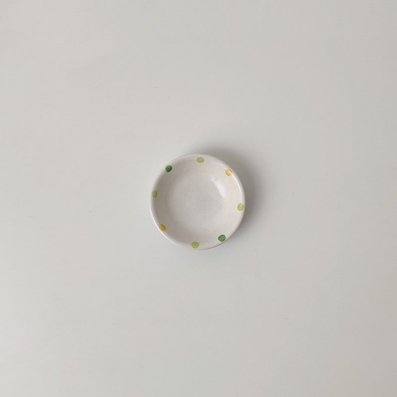 Dot Ceramic Dessert Plate 7.25in – Decorislane