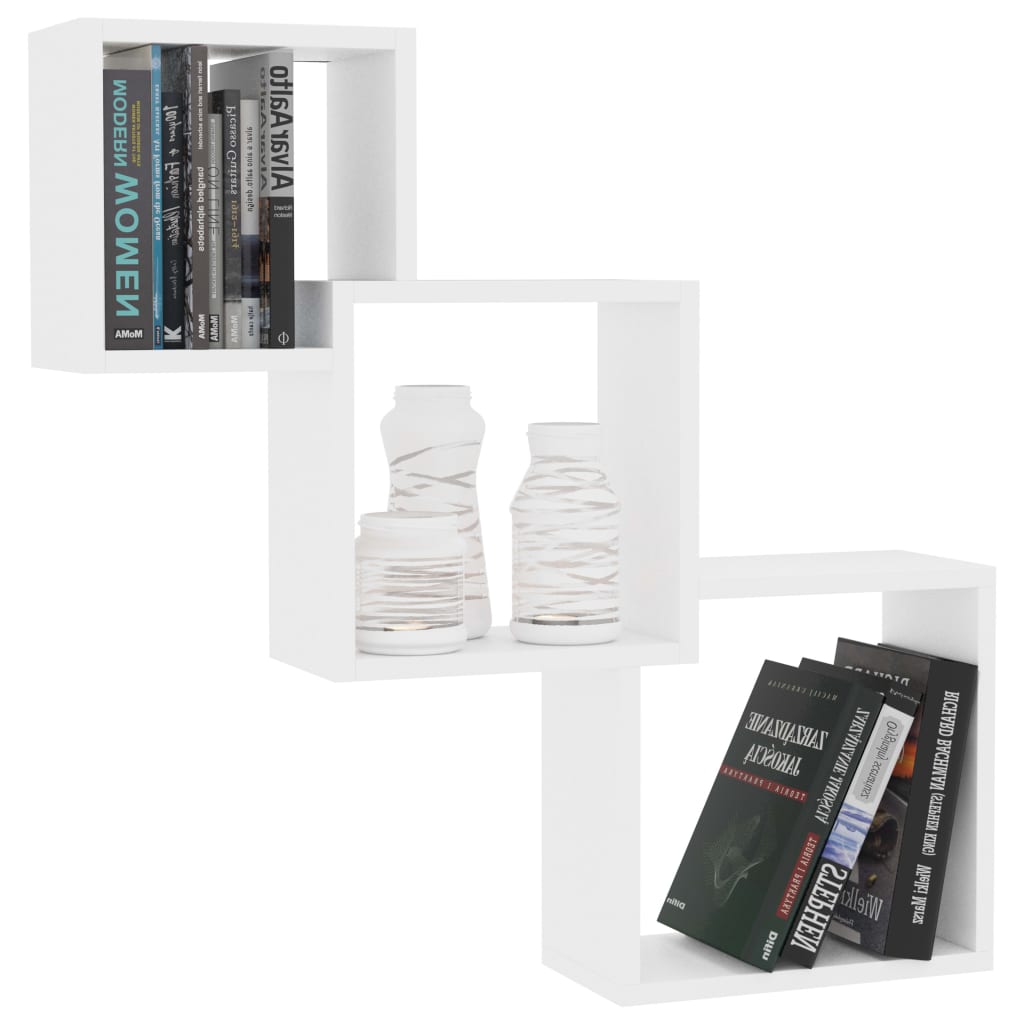 Wood Cube Wall Shelves 68x for Home Decorislane