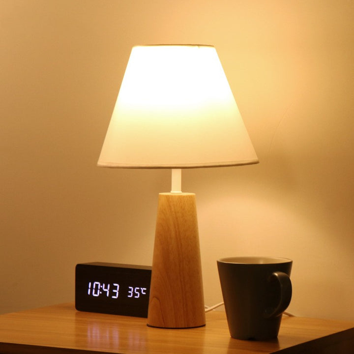 Solid Wood Bed Headboard Lamp for Bedroom Decorislane