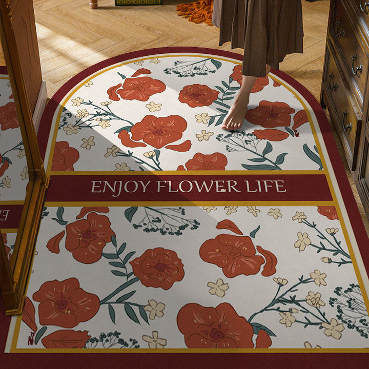 Retro Anti-Slip Entryway Carpet for Home Decorislane