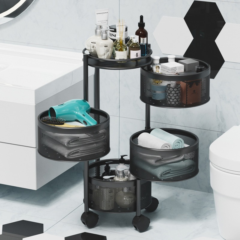 Rotating Kitchen Storage Rack – Decorislane