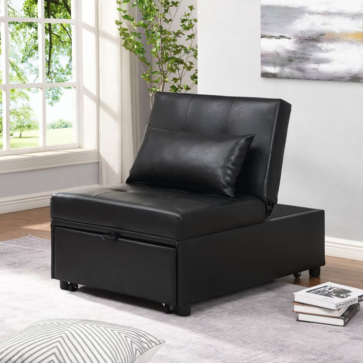Gray Folding Ottoman Sofa Bed 4-in-1 – Decorislane