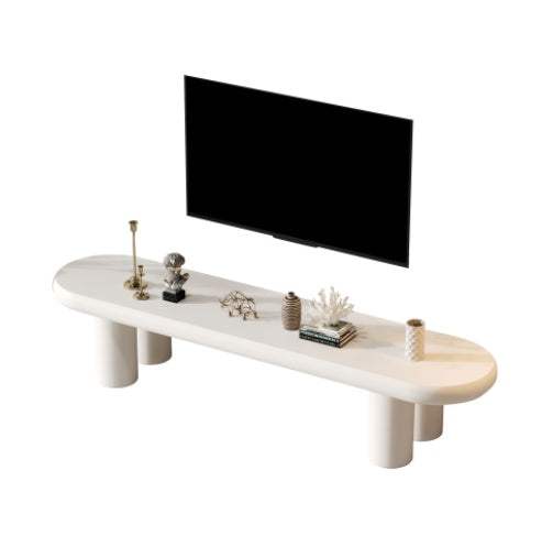 White TV Stand for 70-Inch TVs – DecorisLane
