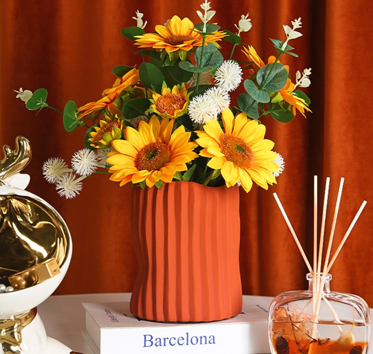 Ceramic Vase for Living Room Flower Arrangement Decorislane