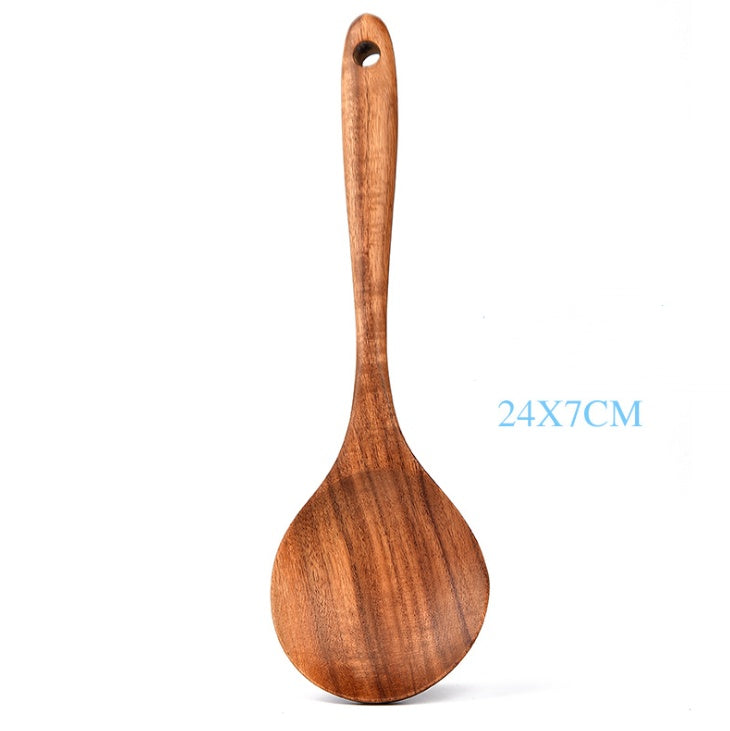 Teak Natural Wood Kitchen Tools Set – Decorislane