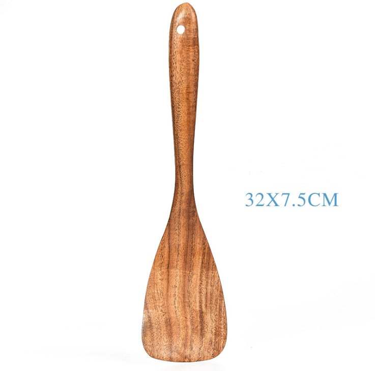 Teak Natural Wood Kitchen Tools Set – Decorislane