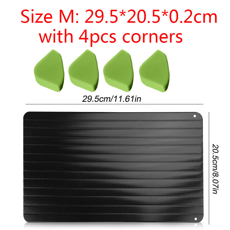 Fast Defrosting Tray Thaw Kitchen Quick Aluminum Thaw Plate – Decorislane