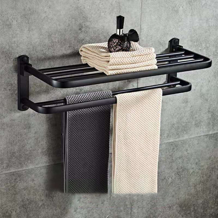 Foldable Aluminum Towel Shelf – Decorislane