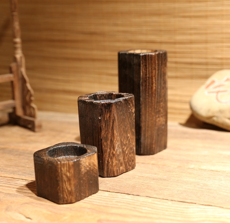 Solid Wood Candle Holder for Home Decorislane