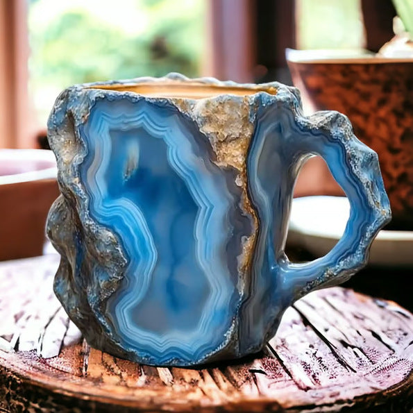 400ml Resin Mineral Crystal Coffee Mug – Decorislane