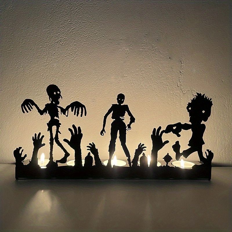 Skeleton Metal Candle Holder for Home Decor Decorislane