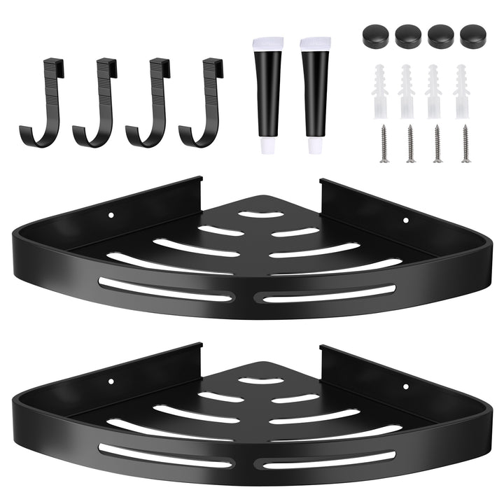 2-Pcs Corner Shower Caddy Shelf – Decorislane