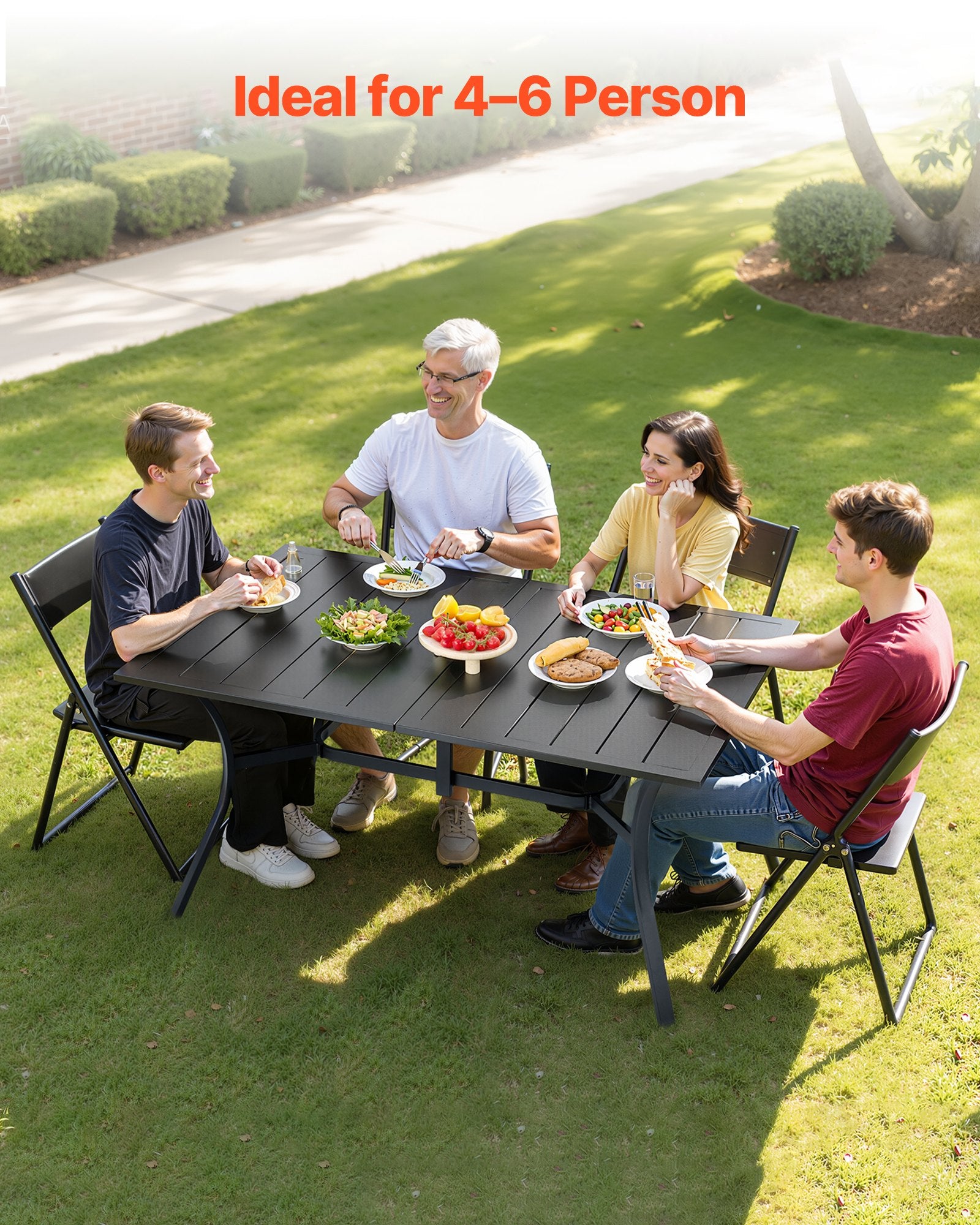 59" Rectangular Patio Dining Table – Decorislane