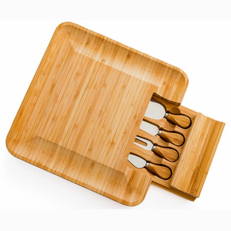 Bamboo Cheese Cutting Board Set Decorislane