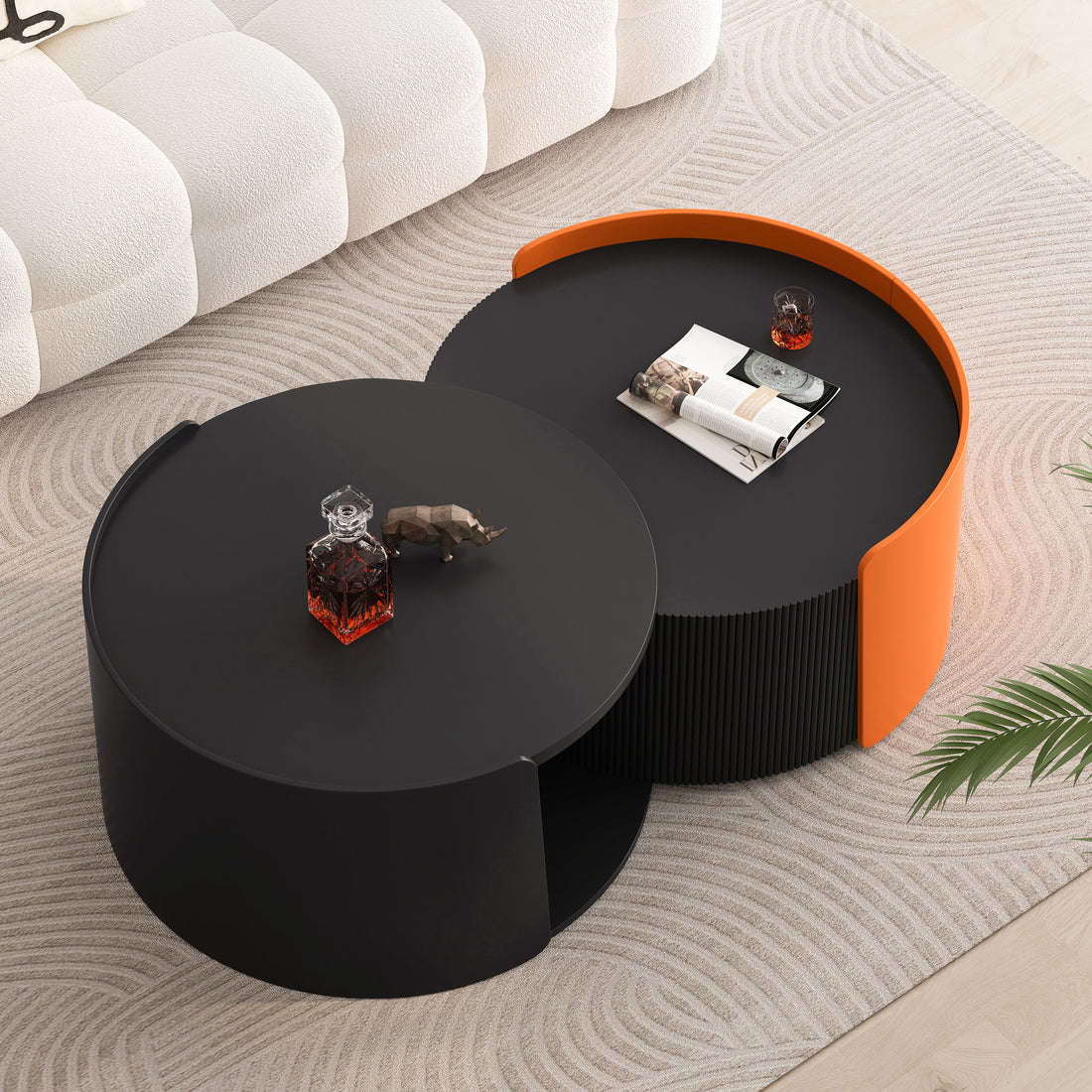 Round Nesting Coffee Table – Decorislane