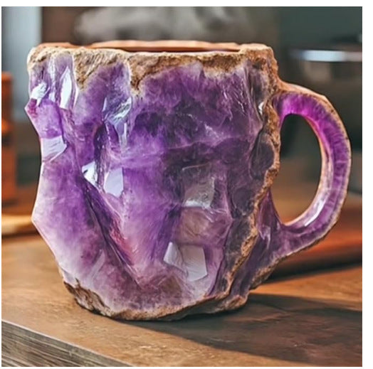 400ml Resin Mineral Crystal Coffee Mug – Decorislane