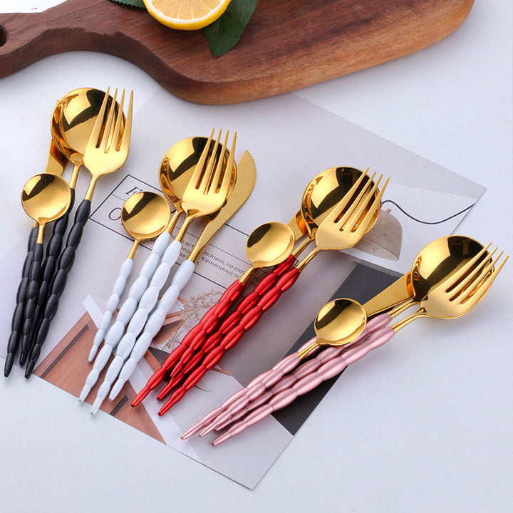 Stainless Steel Western Tableware Set Decorislane