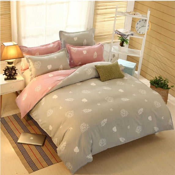 4-Piece Modern Polyester Bedding Set – Decorislane