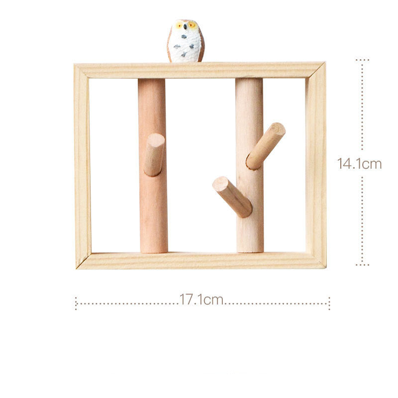 Solid Wood Entryway Creative Key Hook Decorislane