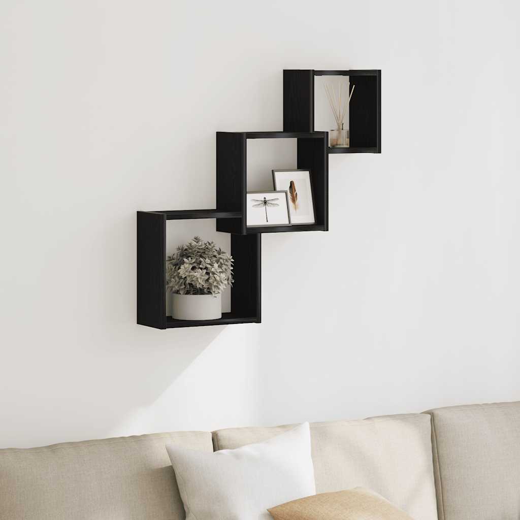 Wood Cube Wall Shelves 68x for Home Decorislane