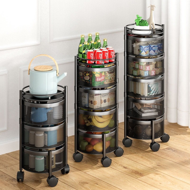 Rotating Kitchen Storage Rack – Decorislane