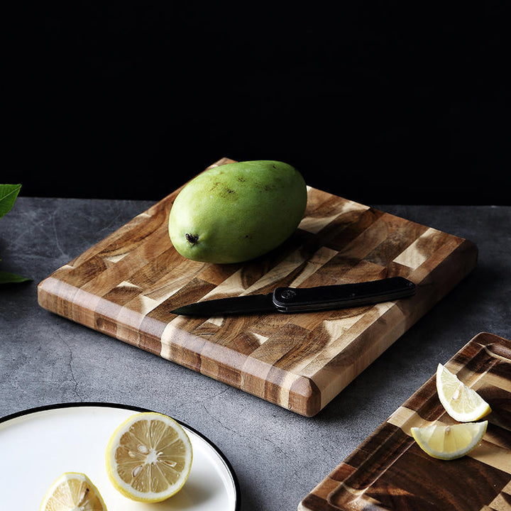 Kitchen Household Parquet Solid Wood Cutting Board – Decorislane