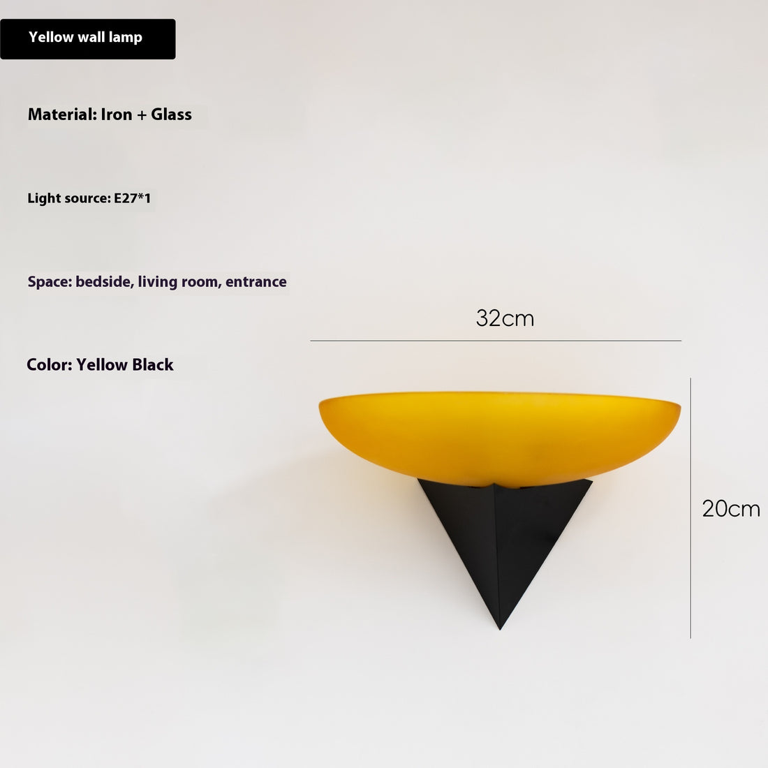 Glass Wall Lamp for Living Rooms & Corridors DecorisLane