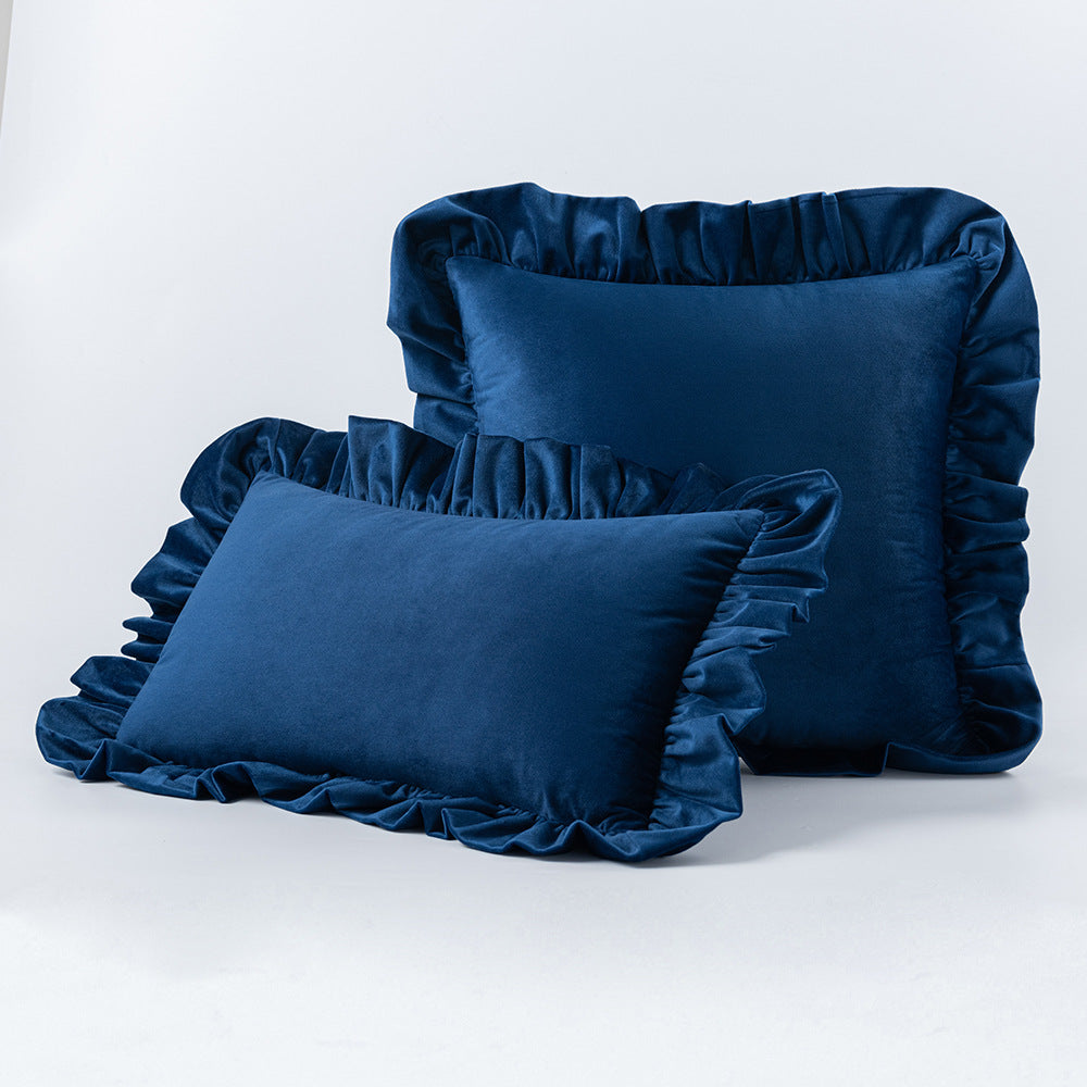 Nordic Velvet Lace Throw Pillow for Sofa Decorislane