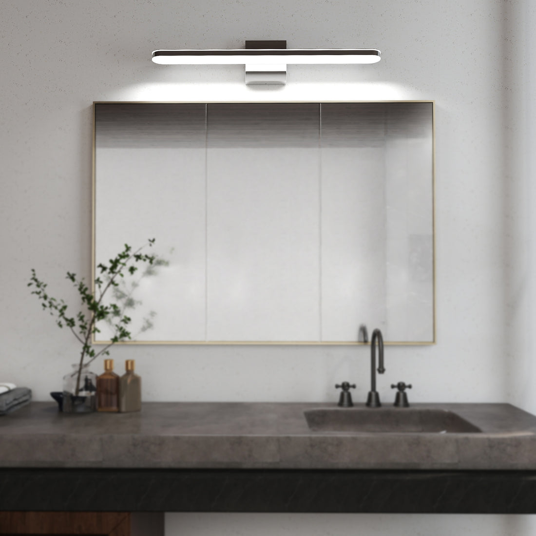 Modern Dimmable LED Bathroom Vanity Light 24" Decorislane