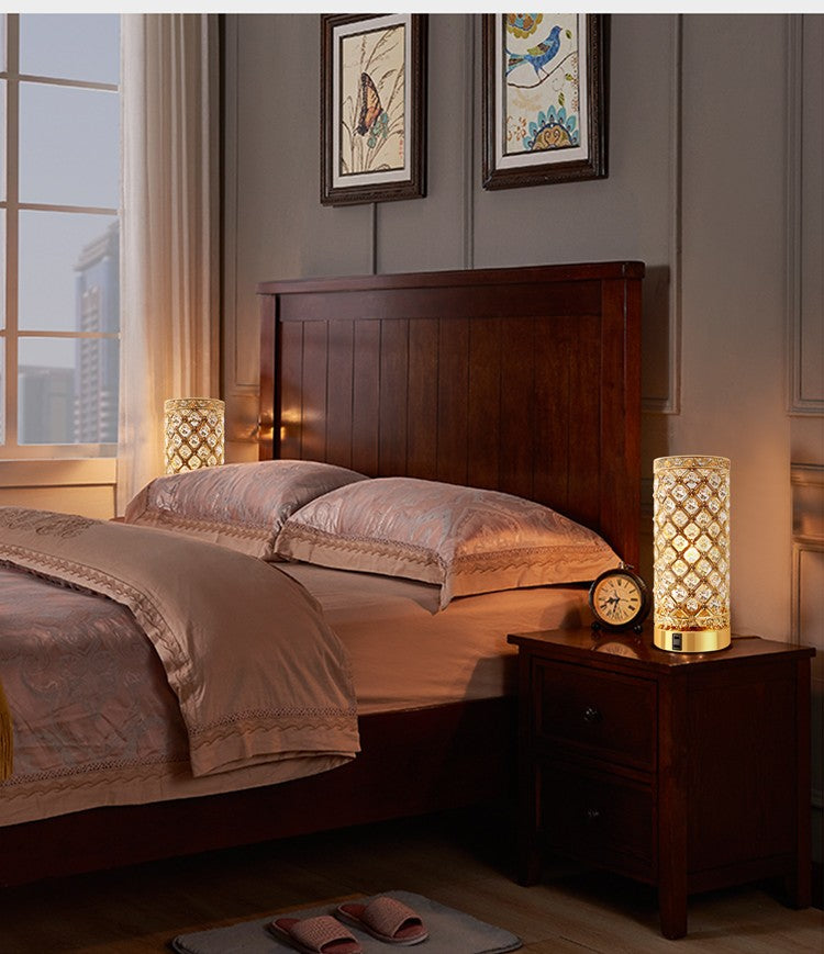 Creative Crystal Desk Lamp for Bedroom Decorislane