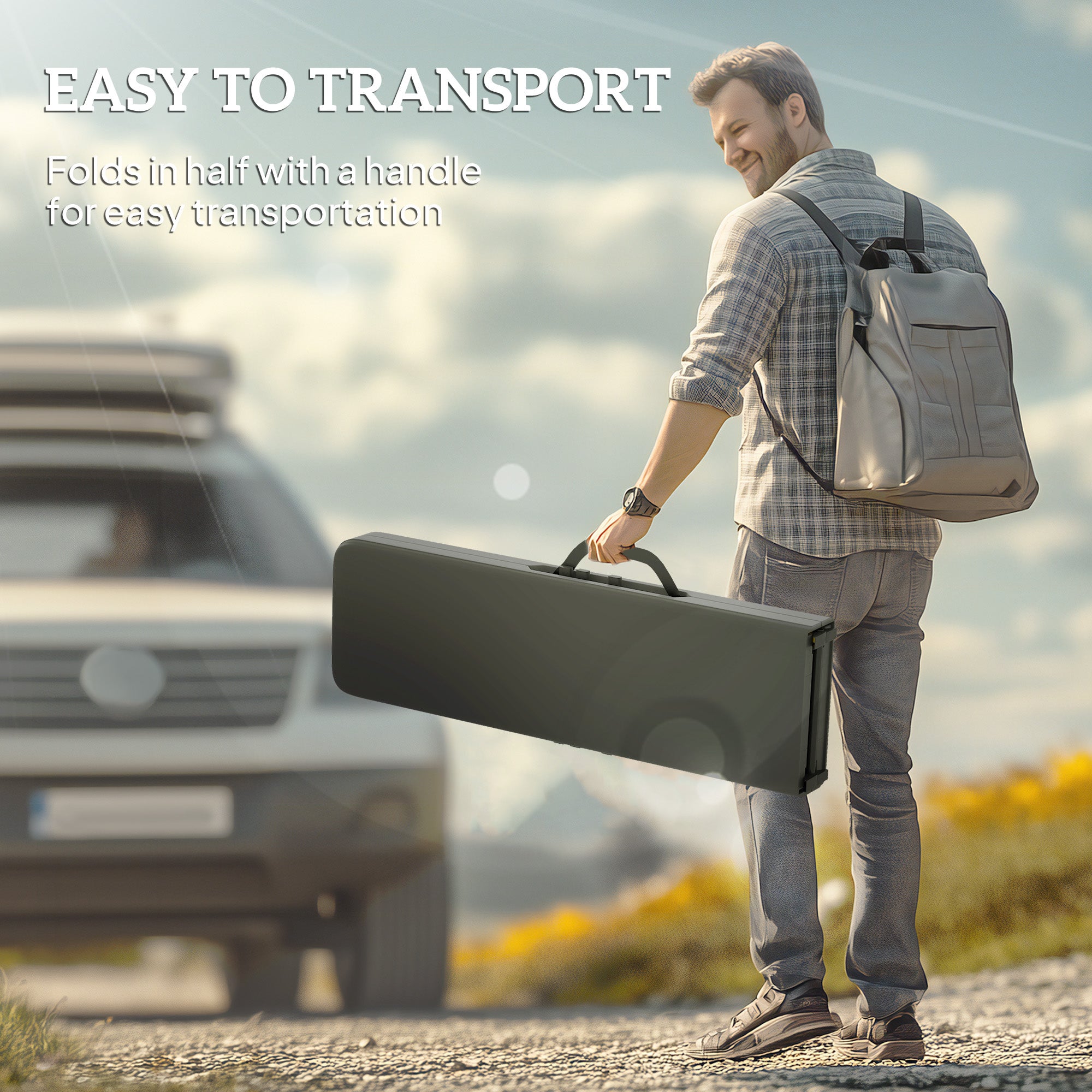 6FT Portable Folding Bench Set of 2 – Decorislane