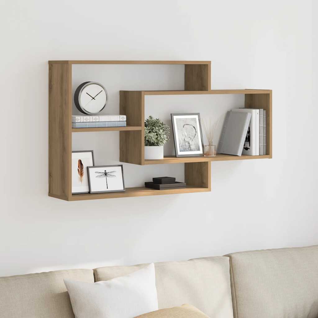 Wood Wall Shelves 104x20x58.5cm for Home Decorislane