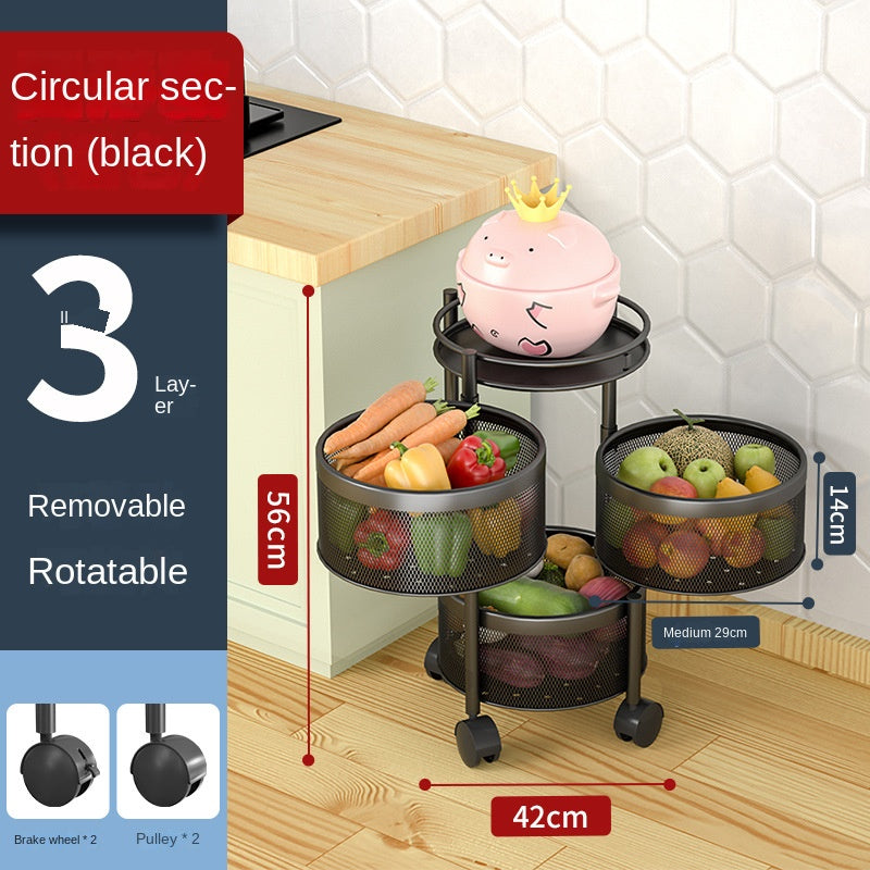 Rotating Kitchen Storage Rack – Decorislane