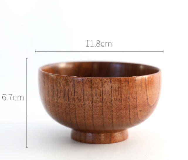 Wooden Round Wooden Bowl Set – Decorislane