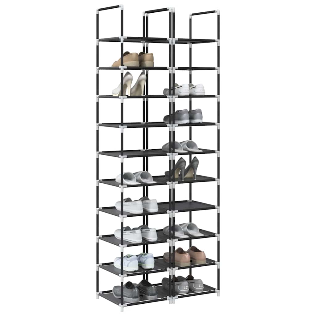 10-Tier Fabric Shoe Rack Set – Decorislane