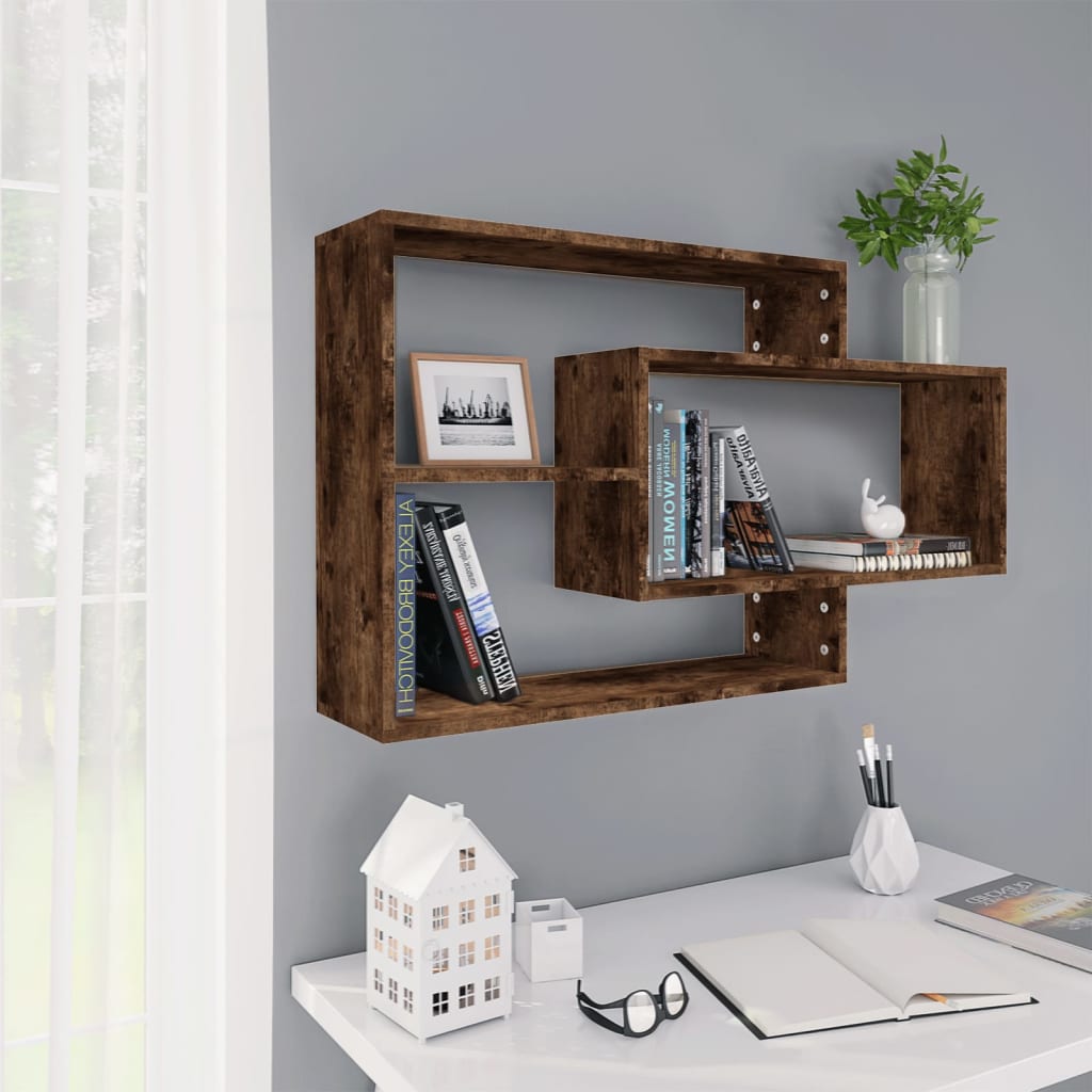 Wood Wall Shelves 104x20x58.5cm for Home Decorislane