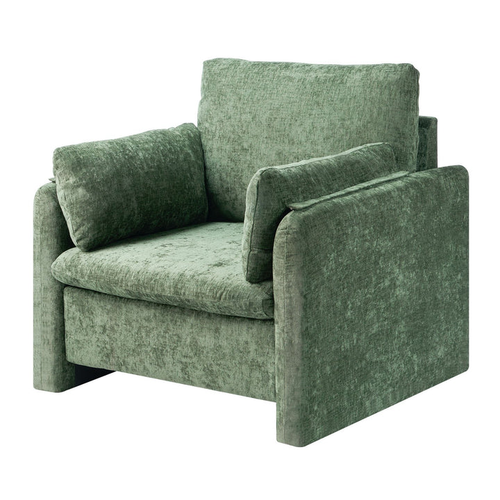 Green Upholstered Accent Chair – Decorislane