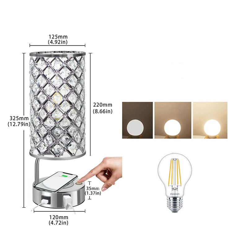 Creative Crystal Desk Lamp for Bedroom Decorislane