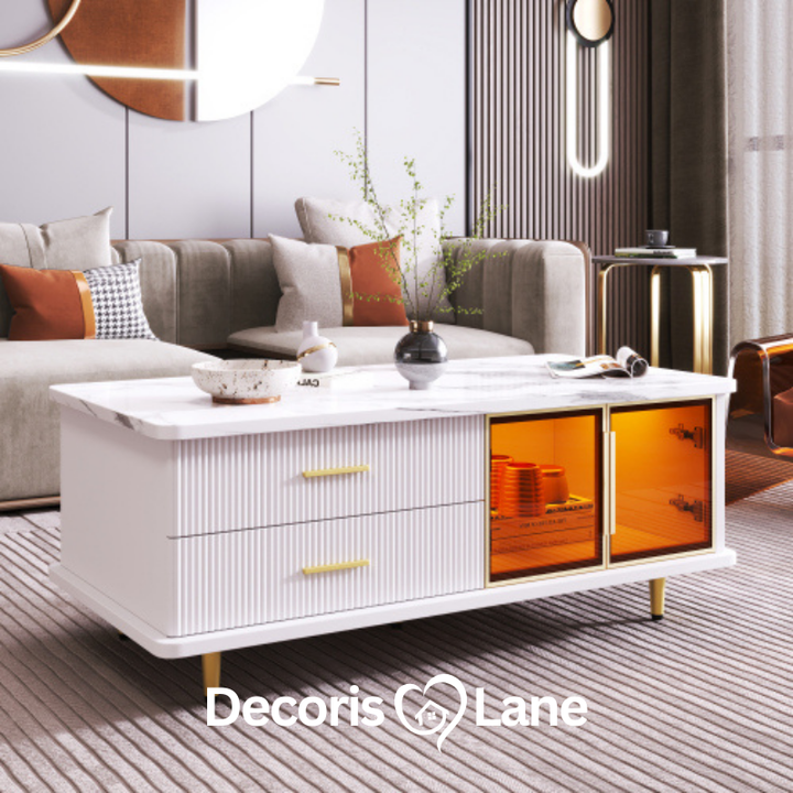 Particleboard Coffee Table for Living Room Decorislane