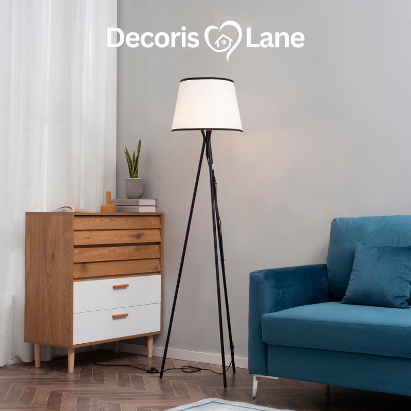 Modern Tripod Floor Lamp for Living Room Decorislane