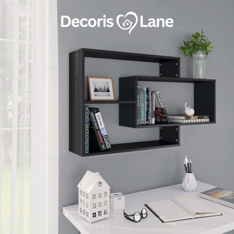 Wood Wall Shelves 104x20x58.5cm for Home Decorislane