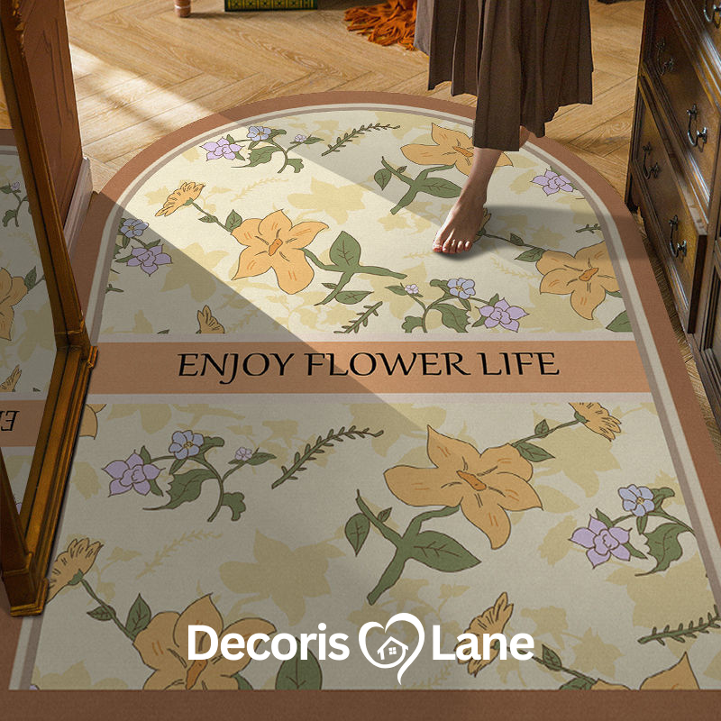 Retro Anti-Slip Entryway Carpet for Home Decorislane