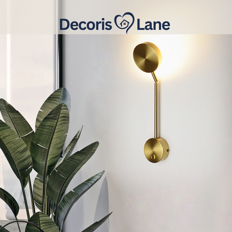 Rotary Bedside Wall Lamp for Background Decor Decorislane