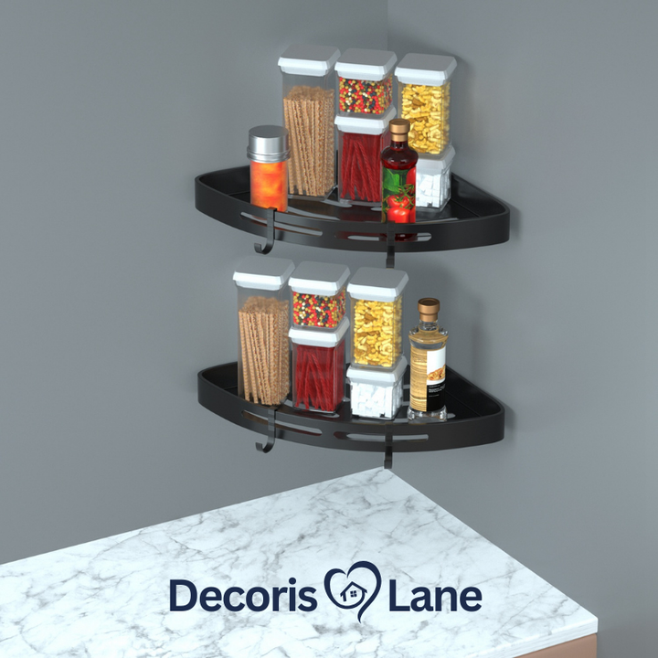 2-Pcs Corner Shower Caddy Shelf – Decorislane