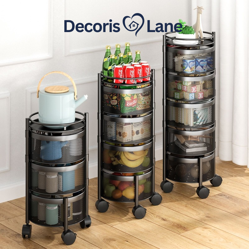 Rotating Kitchen Storage Rack – Decorislane