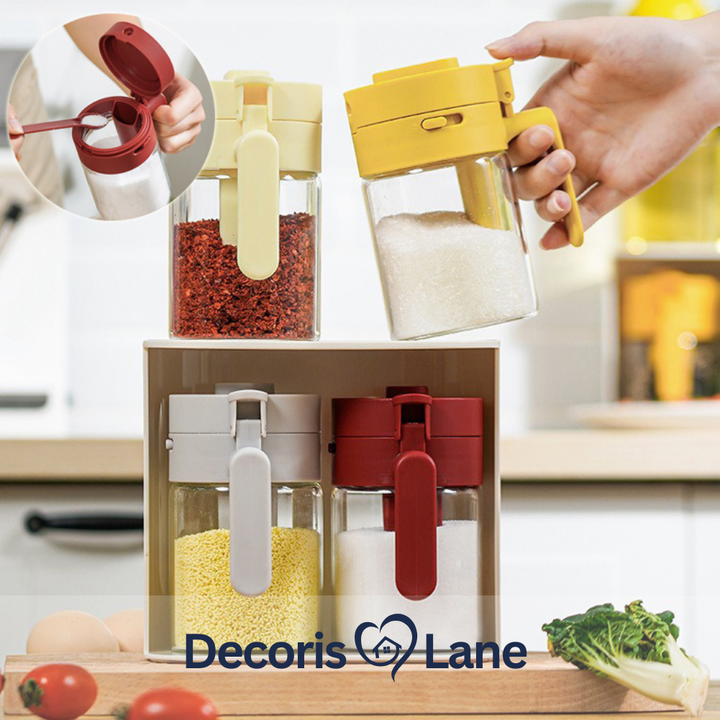 Small Seasoning Jar with Spoon – Decorislane