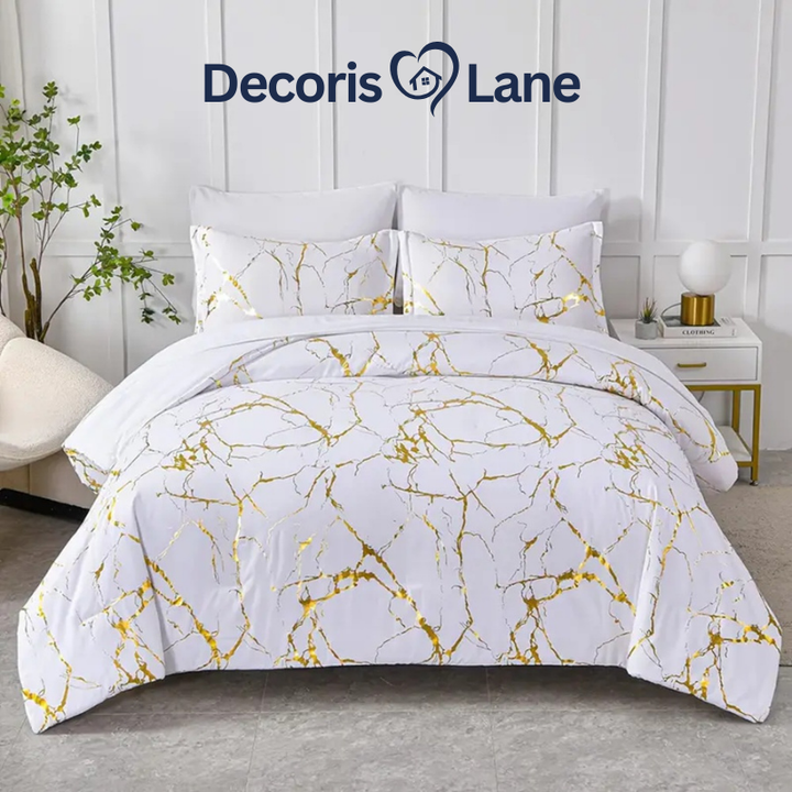 Marble White Duvet Cover Set – Decorislane