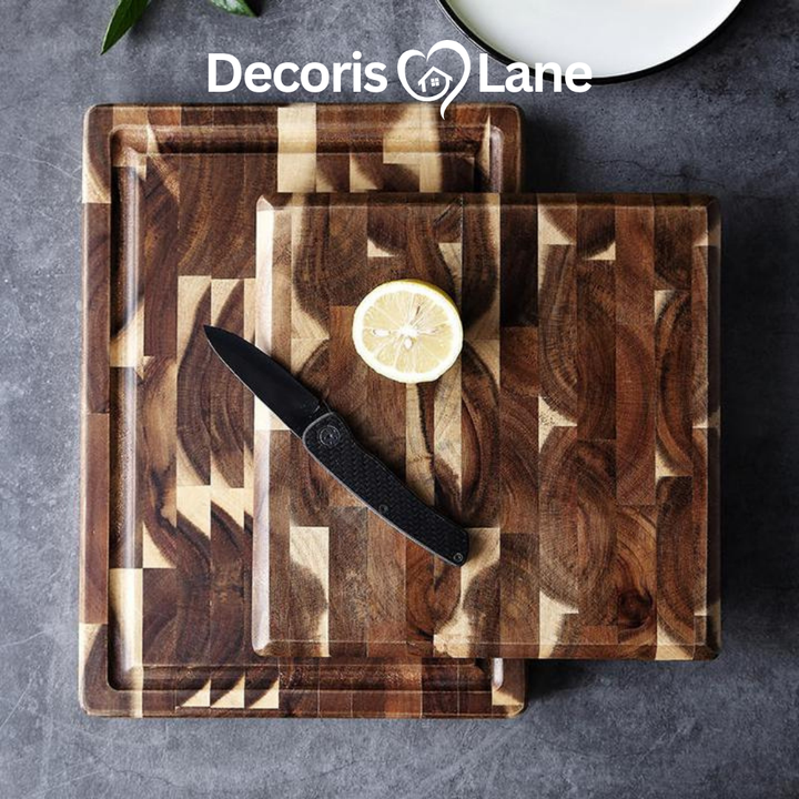 Kitchen Household Parquet Solid Wood Cutting Board – Decorislane