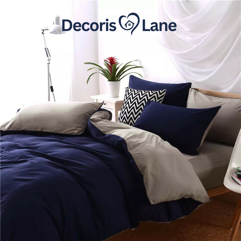 4-Piece Modern Polyester Bedding Set – Decorislane
